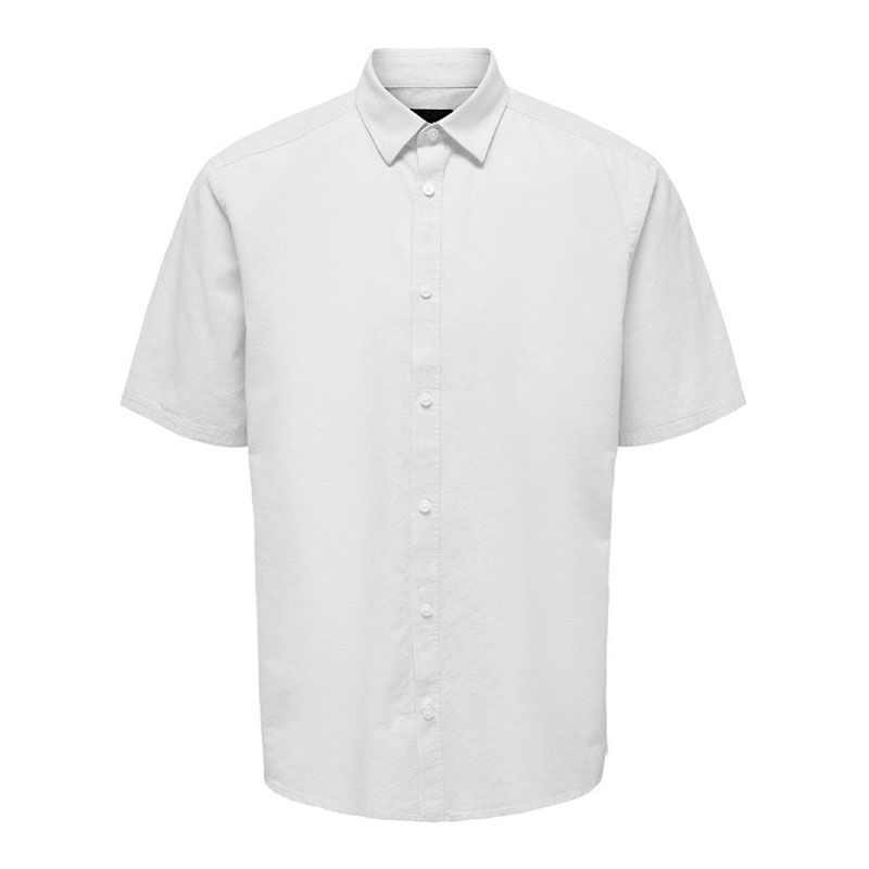 Chemise mc onsroan linen/cotton 22028130 3923 Homme ONLY AND SONS