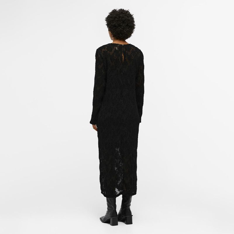 Robe objanmari ls midi dresses black 23044287 4197 Femme OBJECT Robe objanmari ls midi dresses black 23044287 4197 Femme OBJECT