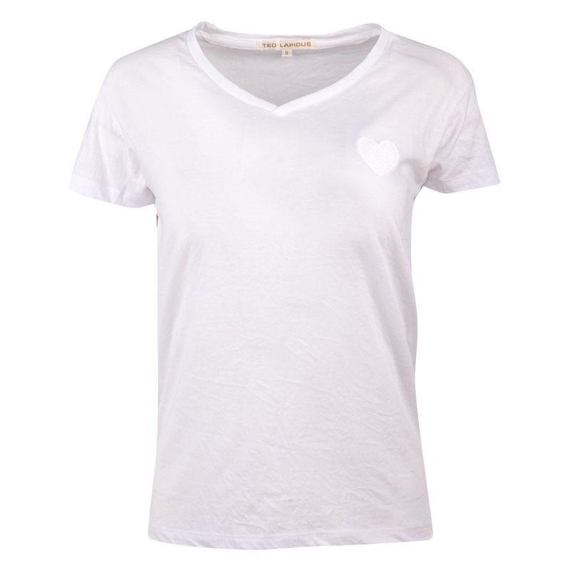 Tee shirt amelia col v cŒur Femme TED LAPIDUS