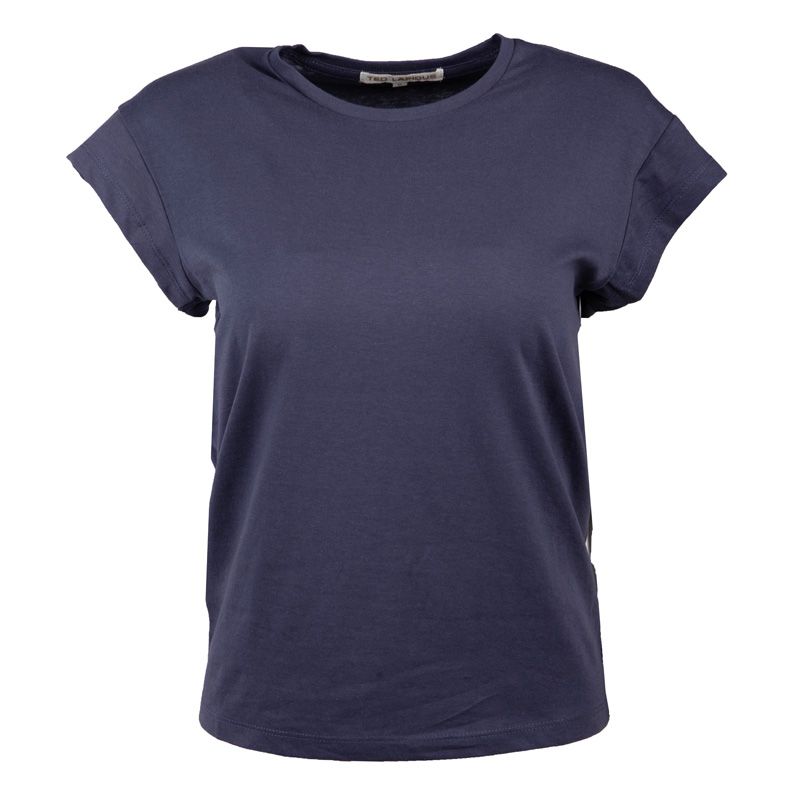 Tee shirt roxane uni col rond Femme TED LAPIDUS