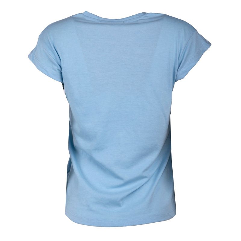 Tee shirt roxane uni col rond Femme TED LAPIDUS