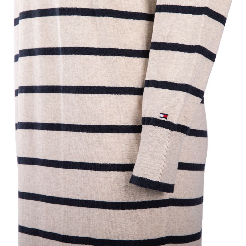 Robe Polo Longue à Rayures Femme Tommy Hilfiger à Prix Dégriffé