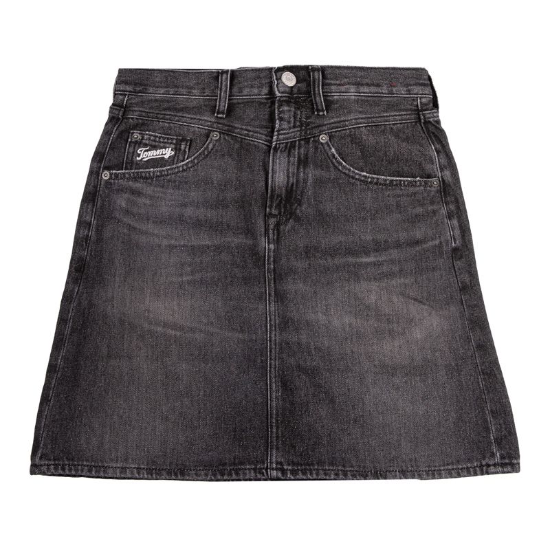 Jupe en jean noir femme best sale