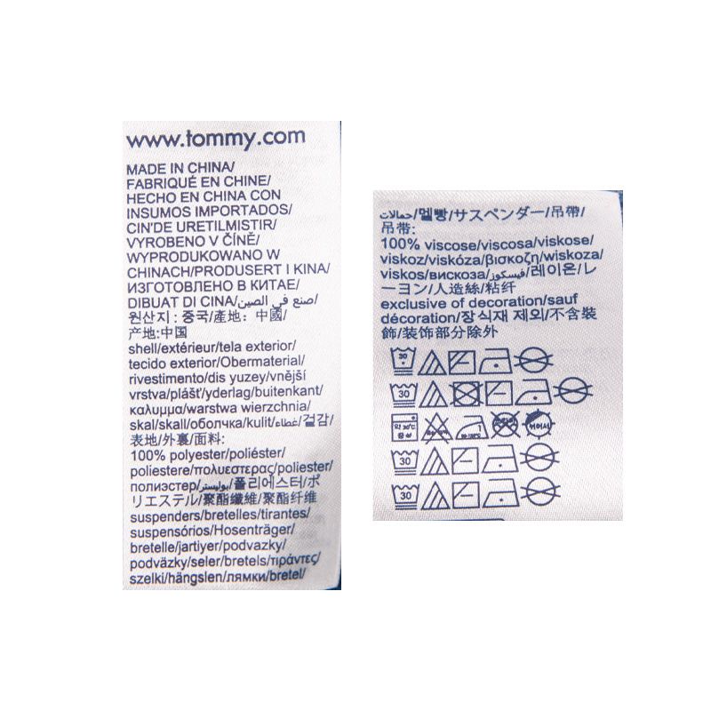 Chemise droite blanche en coton avec une poche Femme TOMMY HILFIGER