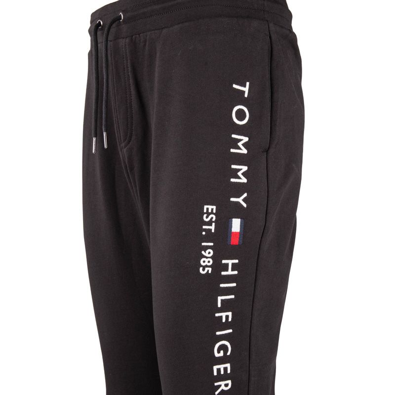 Bas de jogging serre aux chevilles noir Homme TOMMY HILFIGER a prix