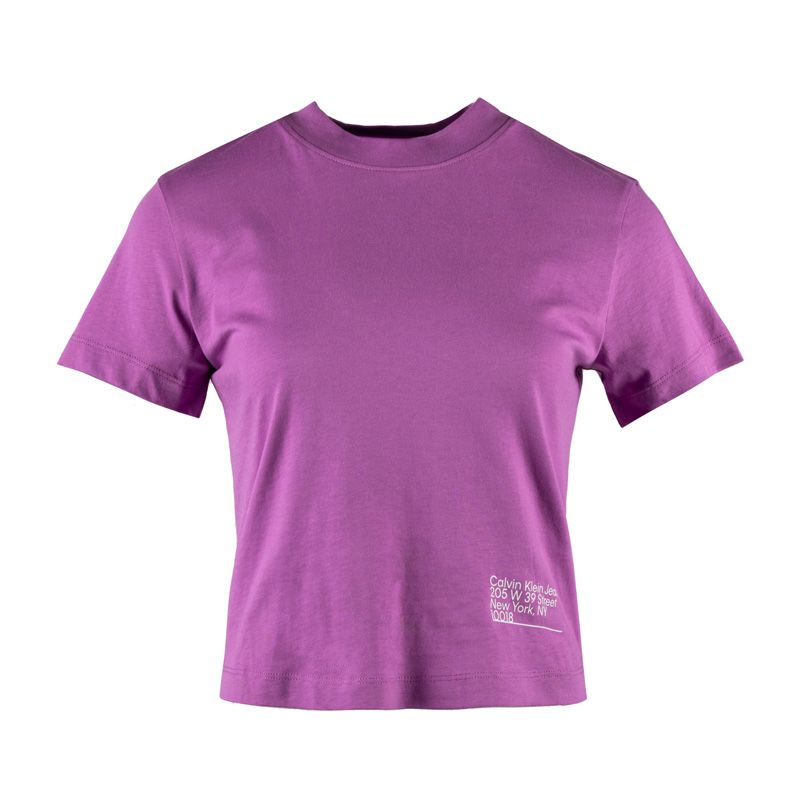 Tee shirt mc Femme CALVIN KLEIN