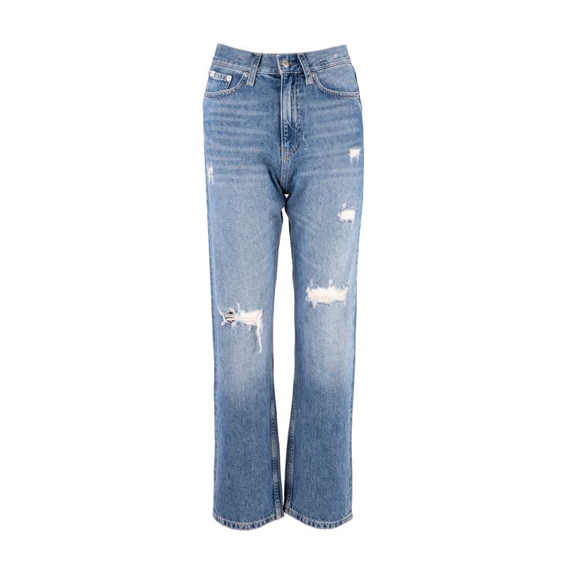 Jean bleu jambes larges Femme CALVIN KLEIN