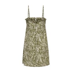 Robe bretelle calla green onlnova life vis alexa aop 15256801 4062 Femme ONLY