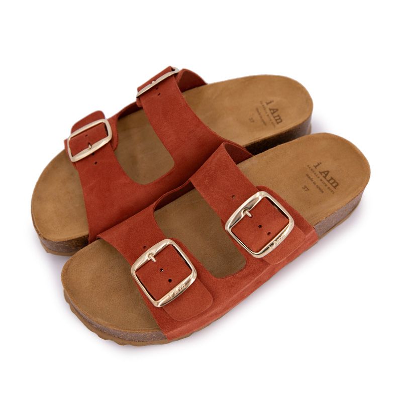 Mule double brides muskat suede 6497-s 36/41 Femme I AM Mule double brides muskat suede 6497-s 36/41 Femme I AM