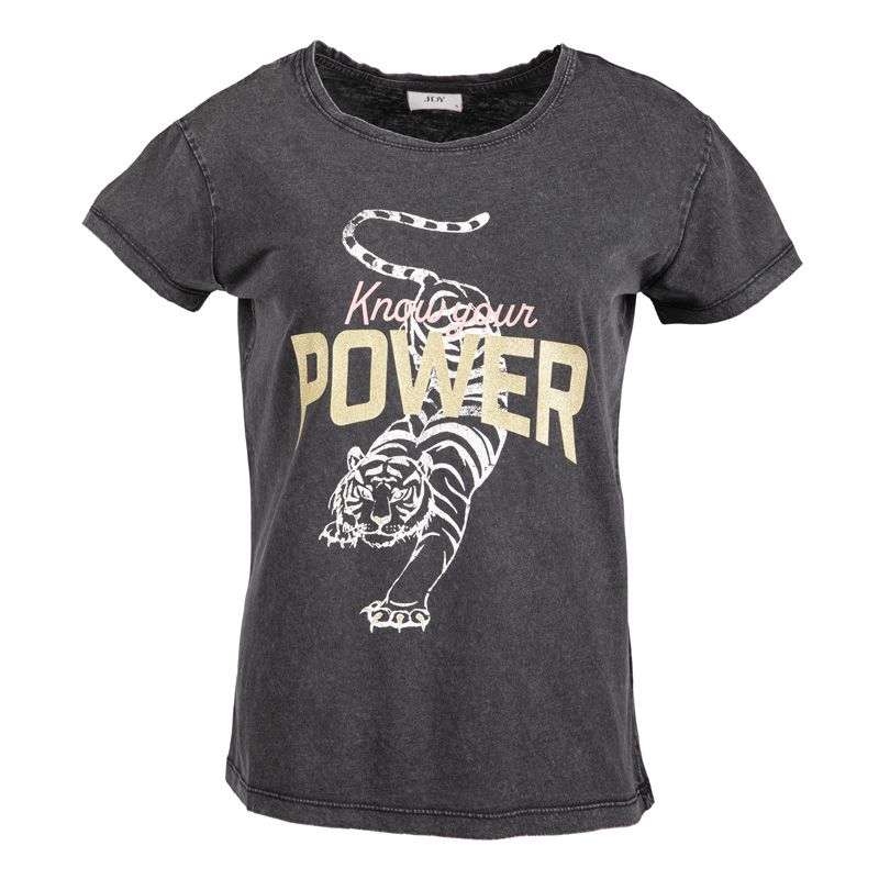 Top mc black know your power jdyfarock life print jrs 15201027 4076 Femme JDY