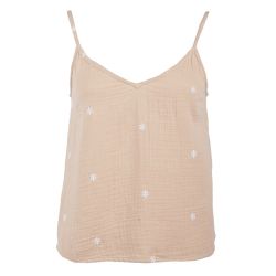 Slip top safari bright white em pcmaya Femme PIECES