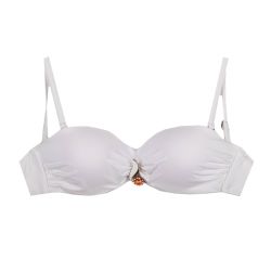 Maillot de bain 2 pièces dépareillé haut noir bandeau avec coque Femme HAUTE PRESSION