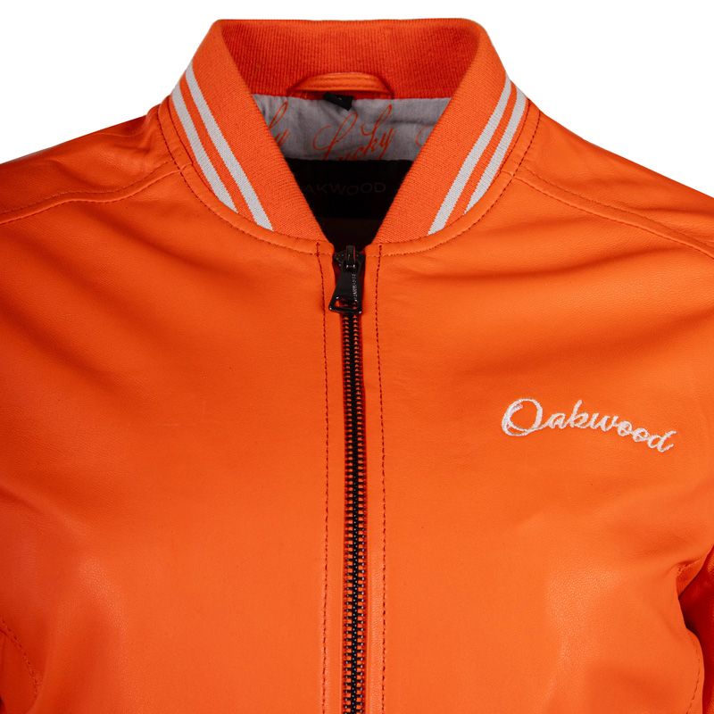 Blouson dating orange Femme OAKWOOD Blouson dating orange Femme OAKWOOD