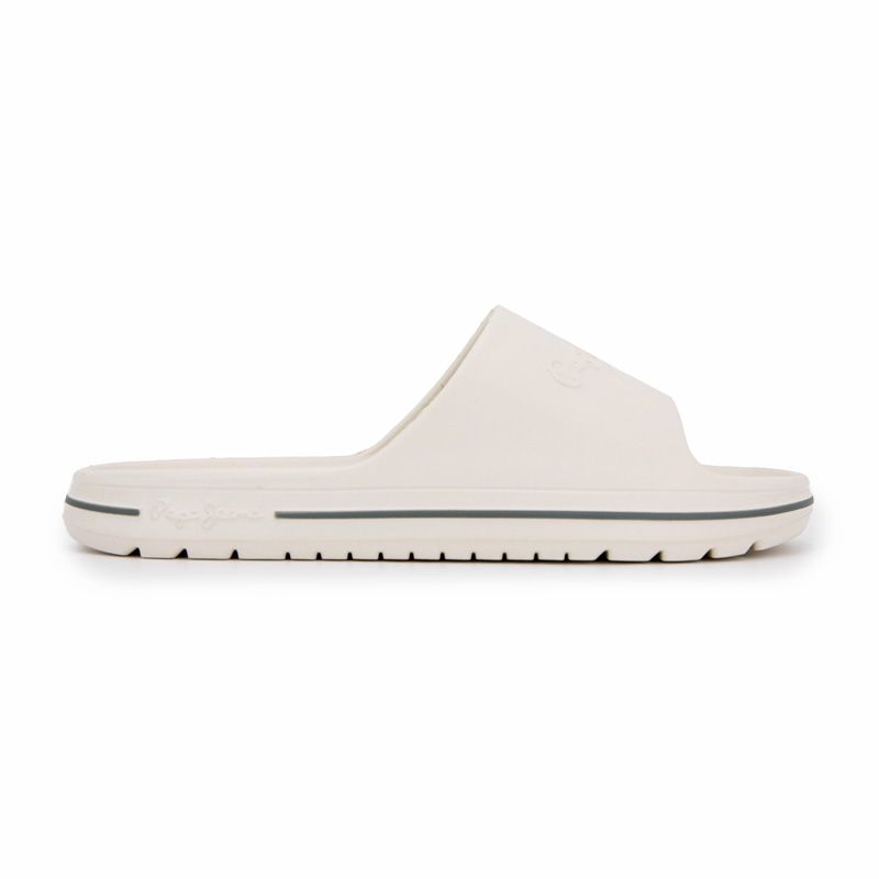 Mule pvc factory white pms70159 40/46 Homme PEPE JEANS