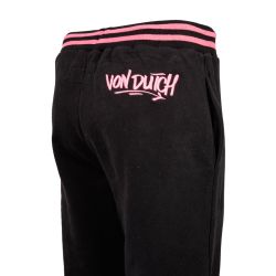 Pant jogging uni + rib contraste vd/2/jog/clap/nr Femme VON DUTCH