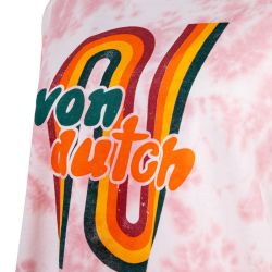 Crop top mc effet tye & dye et print devant vd/2/trc/bow/tdlp Femme VON DUTCH