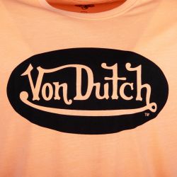 Tee shirt front couleur fluo logo imprime devant vd/1/trc/front/no Homme VON DUTCH Tee shirt front couleur fluo logo imprime devant vd/1/trc/front/no Homme VON DUTCH