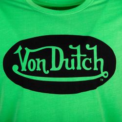 Tee shirt front couleur fluo logo imprime devant vd/1/trc/front/no Homme VON DUTCH Tee shirt front couleur fluo logo imprime devant vd/1/trc/front/no Homme VON DUTCH