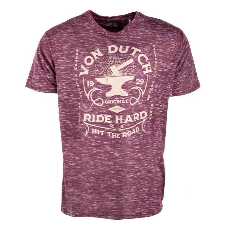 Tee shirt col rond vd/1/trc/hit/dri Homme VON DUTCH