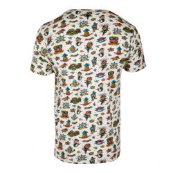 Tee shirt ron allover print logo imprime devant vd/1/tvc/ron/pm Homme VON DUTCH Tee shirt ron allover print logo imprime devant vd/1/tvc/ron/pm Homme VON DUTCH