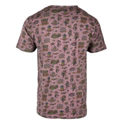 Tee shirt ron allover print logo imprime devant vd/1/tvc/ron/pm Homme VON DUTCH Tee shirt ron allover print logo imprime devant vd/1/tvc/ron/pm Homme VON DUTCH