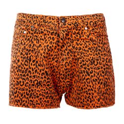 Short toile confort allover leopard print ceinture vd/2/sh/spicy/nol Femme VON DUTCH Short toile confort allover leopard print ceinture vd/2/sh/spicy/nol Femme VON DUTCH