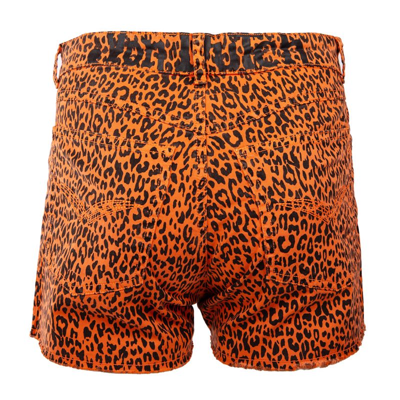Short toile confort allover leopard print ceinture vd/2/sh/spicy/nol Femme VON DUTCH Short toile confort allover leopard print ceinture vd/2/sh/spicy/nol Femme VON DUTCH