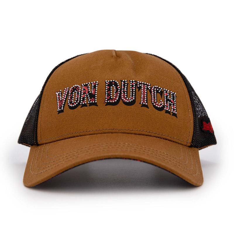 Casquette baseball fermeture snapback stud von dutch vd/2/cb/stud/n Femme VON DUTCH