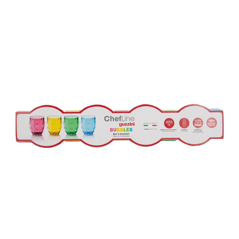 SET 4 VERRES BUBBLES 11055552 SET 4 VERRES BUBBLES 11055552