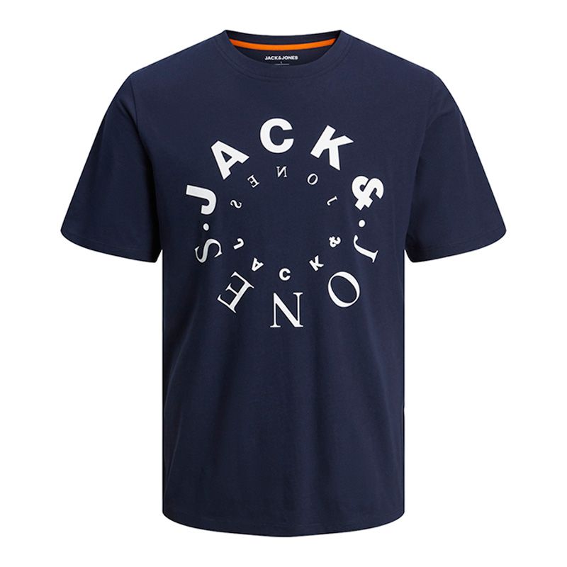 Tee shirt mcblack jwhwarrior tee ss crew neck 12266202 4145 Homme JACK & JONES