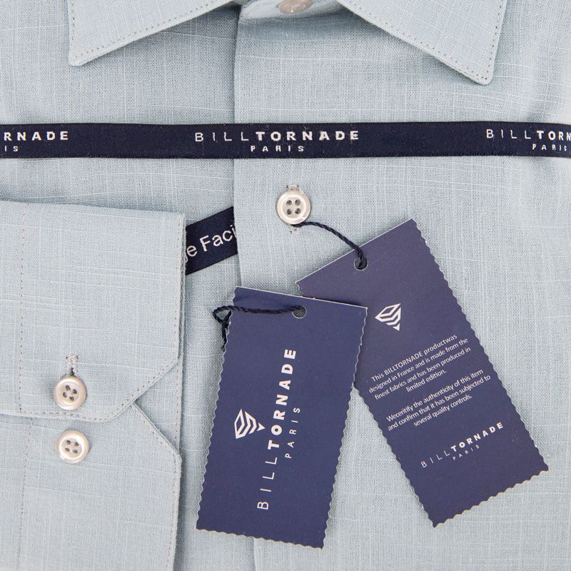 Chemise ml col noir regular fit bil502linreg s/xxl Homme BILL TORNADE