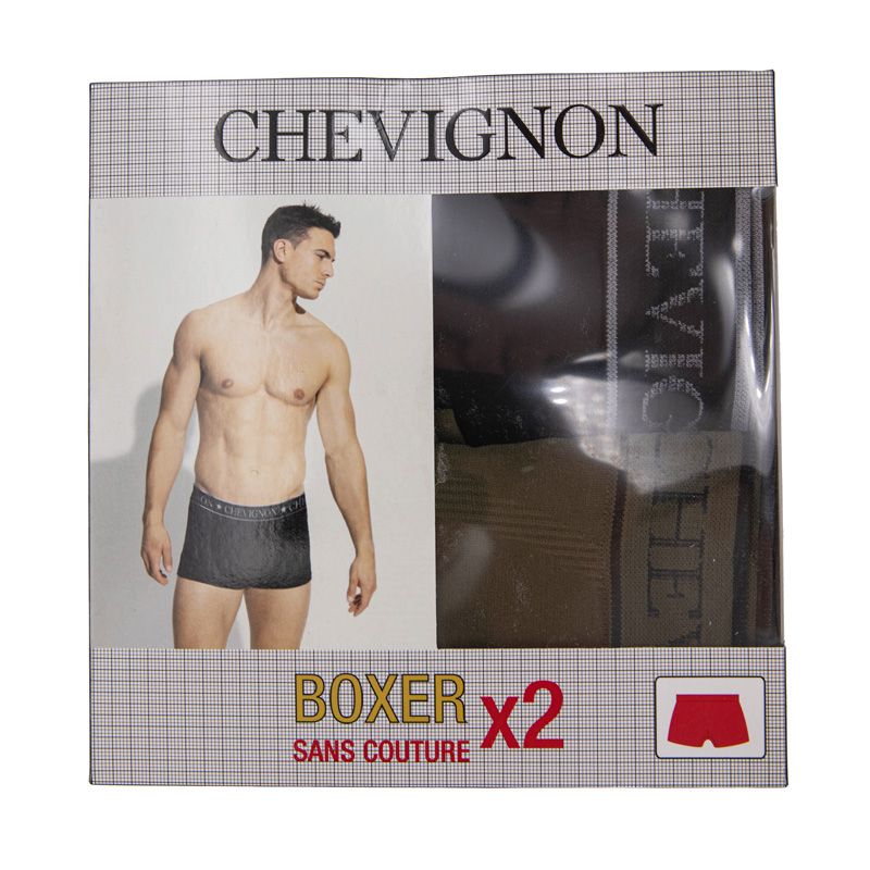 Boxer x2 sans couture tom Homme CHEVIGNON Boxer x2 sans couture tom Homme CHEVIGNON