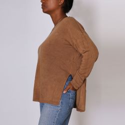 Pull fin col v victoria Femme ONLY