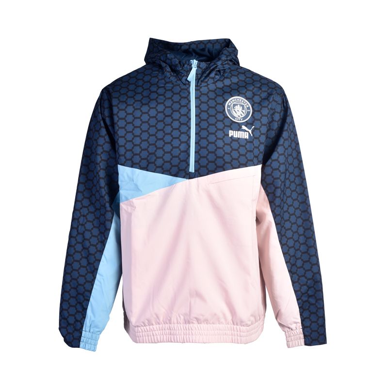 Sweat a capuche manchester city marine 773101-04-d Homme PUMA