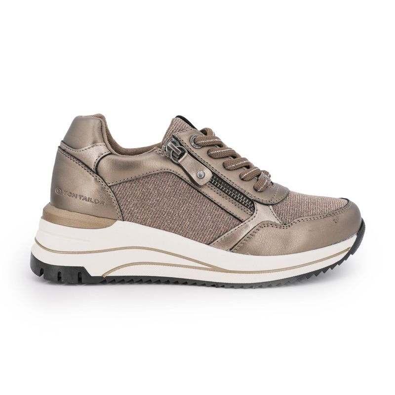 Basket 8490090003 dark bronze taupe 36/41 Femme TOM TAILOR