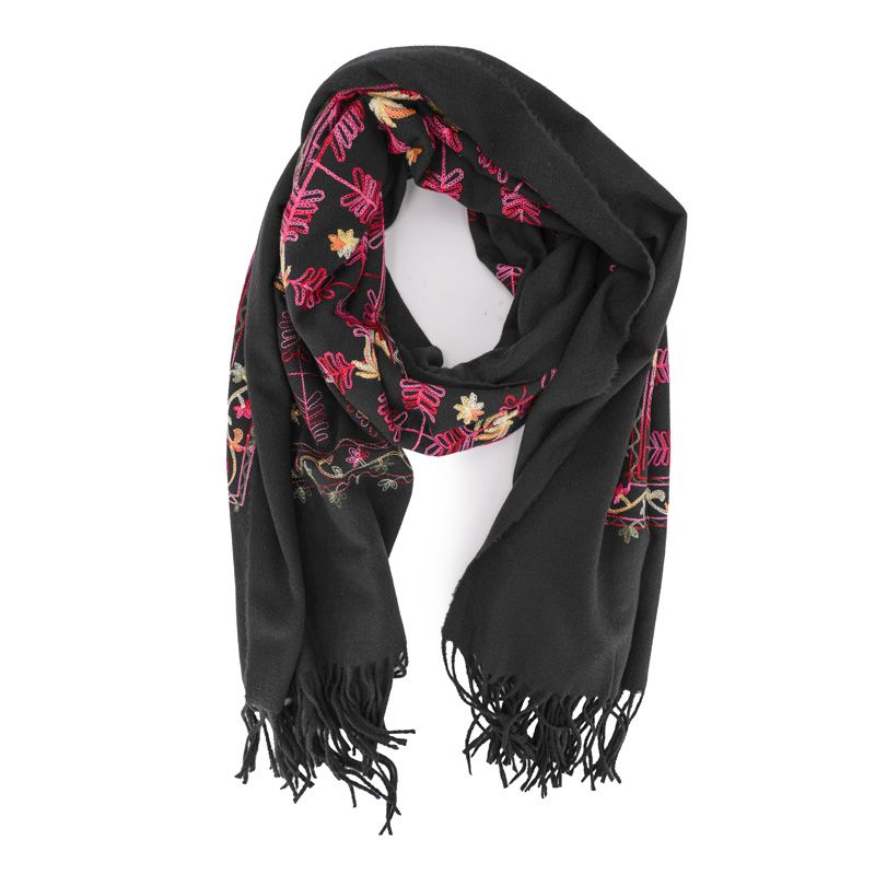 Famata echarpe femme brodee Femme BURTON OF LONDON Famata echarpe femme brodee Femme BURTON OF LONDON