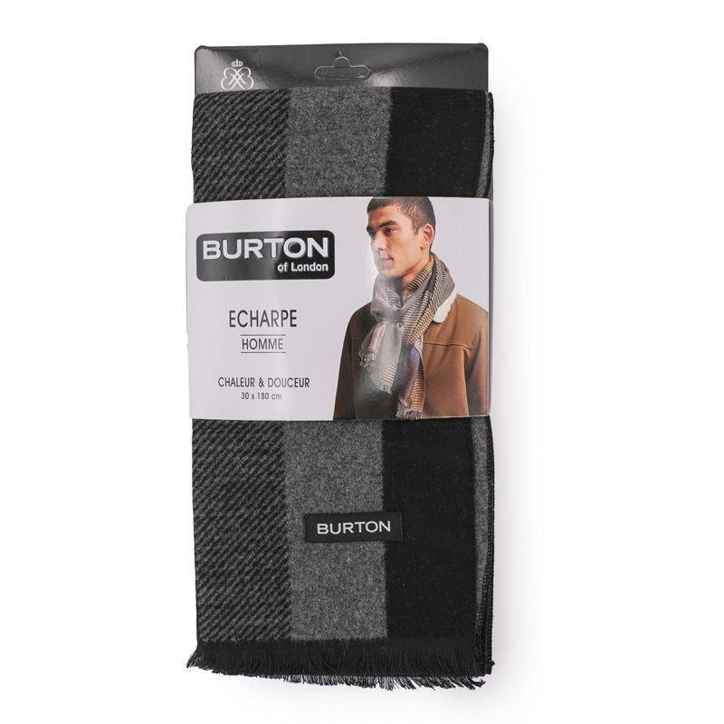 Jassim echarpe homme 30x180cm Homme BURTON OF LONDON