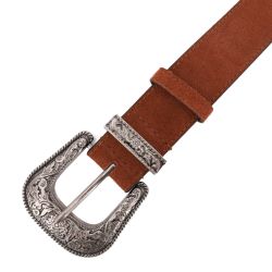 Ceinture en cuir cognac p924w Femme DEELUXE 74 Ceinture en cuir cognac p924w Femme DEELUXE 74