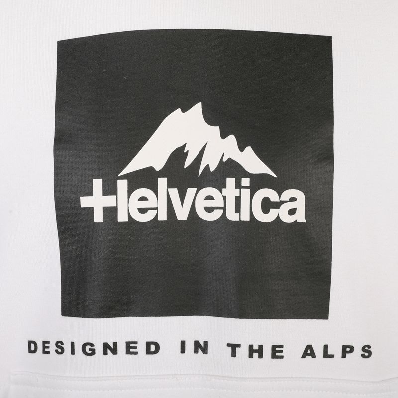 Sweatshirt pullover hoodies avec logo 07 azul Homme HELVETICA