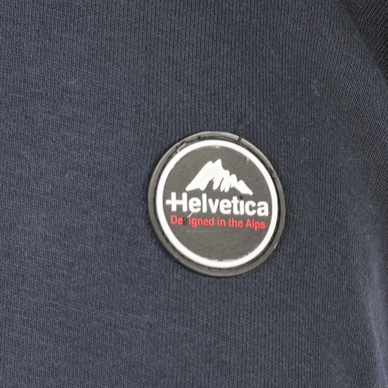 Sweatshirt roundneck avec logo 06 azul Homme HELVETICA