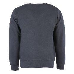 Sweatshirt roundneck avec logo 06 azul Homme HELVETICA