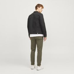 Pantalon olive night marco fury chino 12271621 Homme JACK & JONES