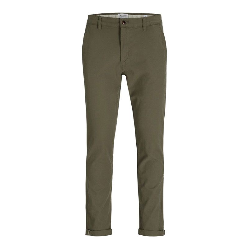 Pantalon olive night marco fury chino 12271621 Homme JACK & JONES