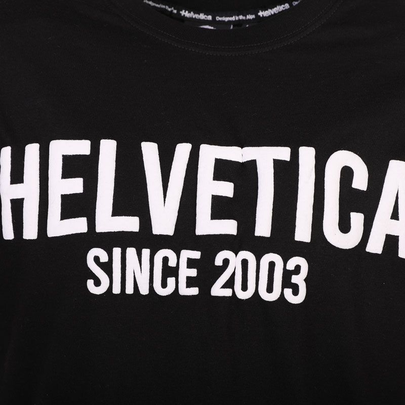 Tee shirt black manche courte avec logo 12 grenoble Homme HELVETICA Tee shirt black manche courte avec logo 12 grenoble Homme HELVETICA