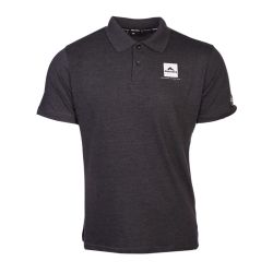 Polo dark grey manche courte avec logo 14 azul Homme HELVETICA