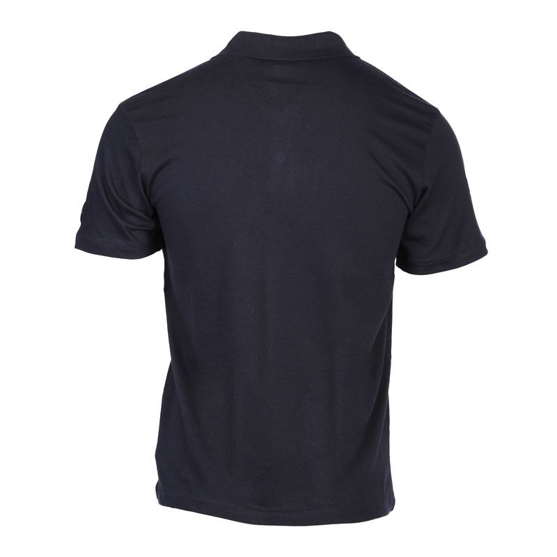 Polo dark grey manche courte avec logo 14 azul Homme HELVETICA