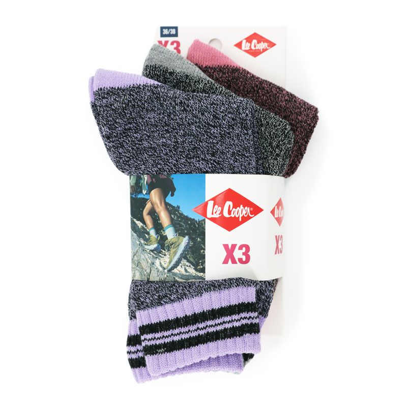 Chaussette sadiya femme chinee x3 36-38/39-41 Femme LEE COOPER