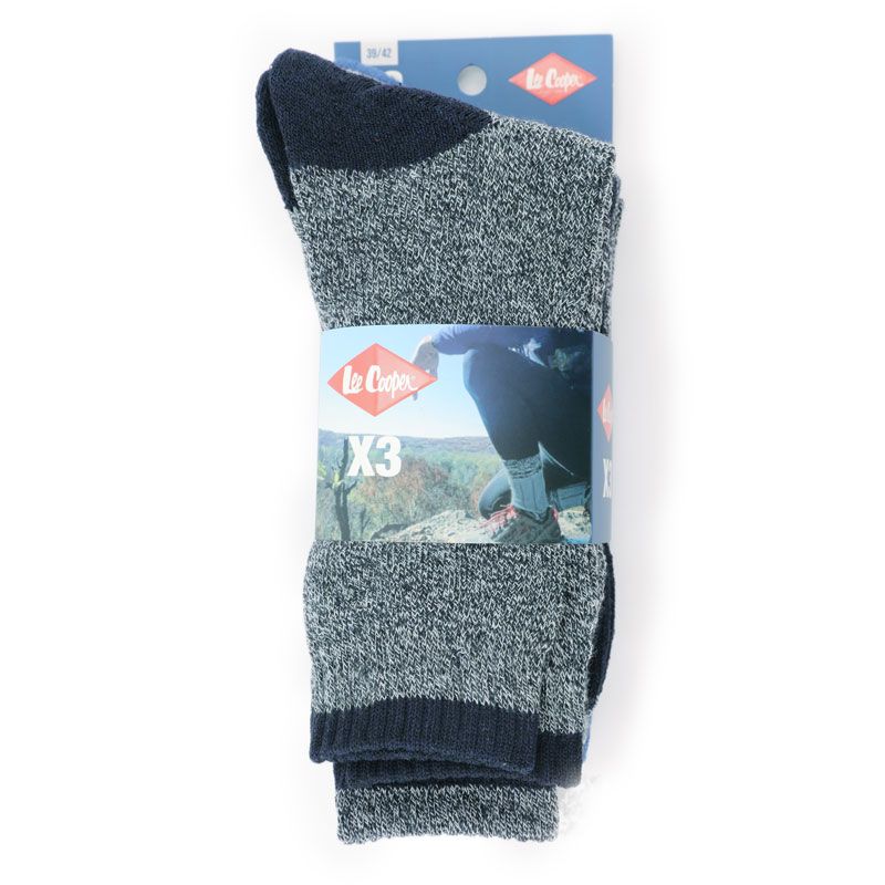 Chaussettes chaleur thermique vladislas 3 39-42/43-46 Homme LEE COOPER