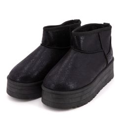 Bottine fourree brillante edwige Femme BURTON OF LONDON