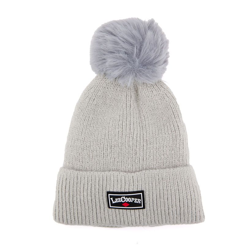 Bonnet double avec pompom malek Femme LEE COOPER